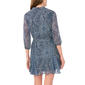 Womens MSK Long Sleeve Floral Medallion A-Line Dress - image 2