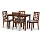 Baxton Studio Abilene Dining 5pc. Set - image 3