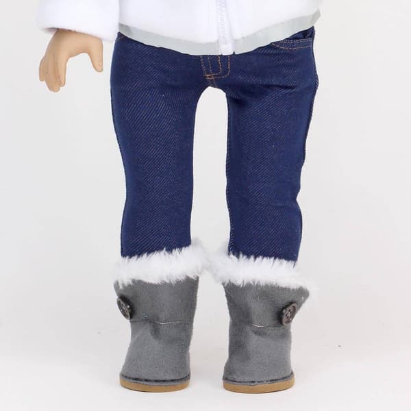 Sophia's® Nylon and Fleece Jacket and Boot Set