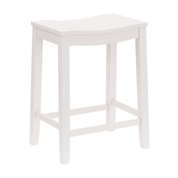 HH2 Home Fiddler Backless Saddle Seat Counter Height Stool