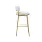 HH2 Home Jaxon Metal & Upholstered Swivel Adjustable Height Stool - image 4