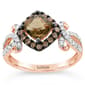 Le Vian(R) Chocolate Quartz(R) Chocolate & Vanilla Diamond Ring - image 1