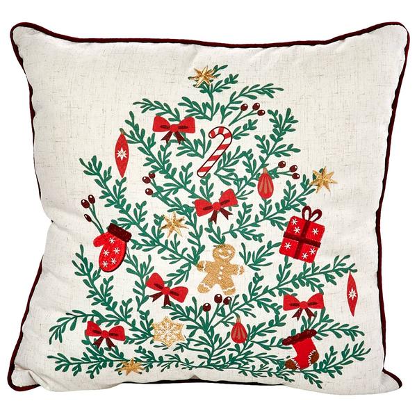 Harper Loft Christmas Tree Decorative Pillow - 18x18 - image 