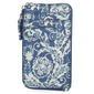 Mundi Pippa Indigo Paisley Recycled Fabric Exterior Wallet - image 3