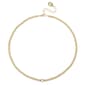Steve Madden Beaded Stone Choker Necklace - image 1