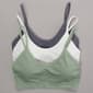 Womens Laura Ashley® 3pk. Seamless Dot Bras - LS6802-3PKF - image 1