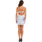 Juniors Crystal Doll Bead Floral Sequin Open Back Dress - image 3