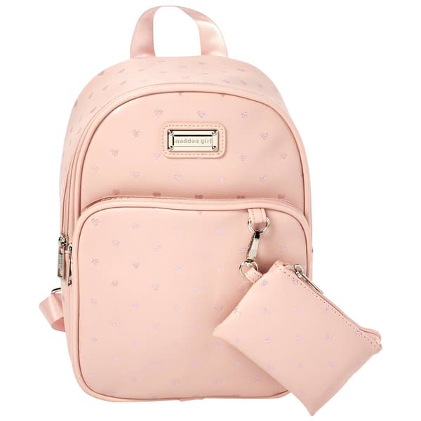 Madden Girl Glitter Heart Mini Backpack