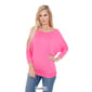 Womens White Mark Banded Dolman Center Marled Top - image 6