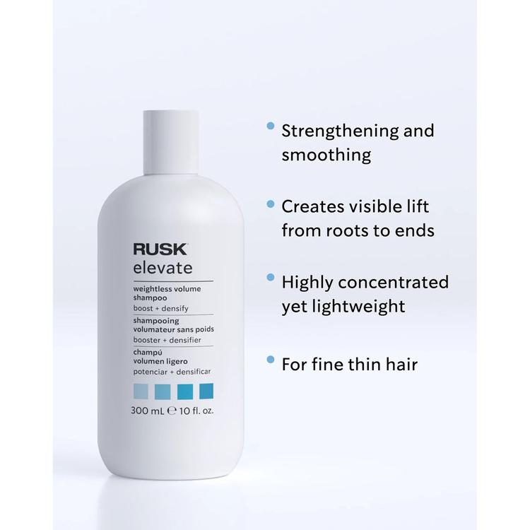 Rusk Elevate Weightless Volume Shampoo