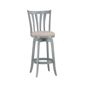 HH2 Home Savana Blue Wood Swivel Bar Height Stool - image 2