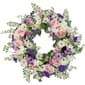 Northlight Seasonal Artificial Mixed Floral & Fern Spring Wreath - image 1