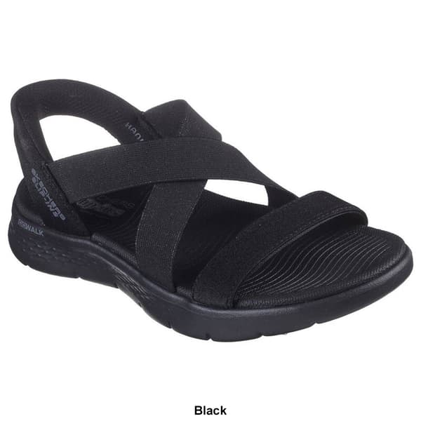 Womens Skechers Slip-Ins&#174; Go Walk Flex Sandal - Glimmer