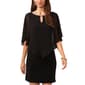 Womens MSK Keyhole Overlay Dress with Trim - image 1