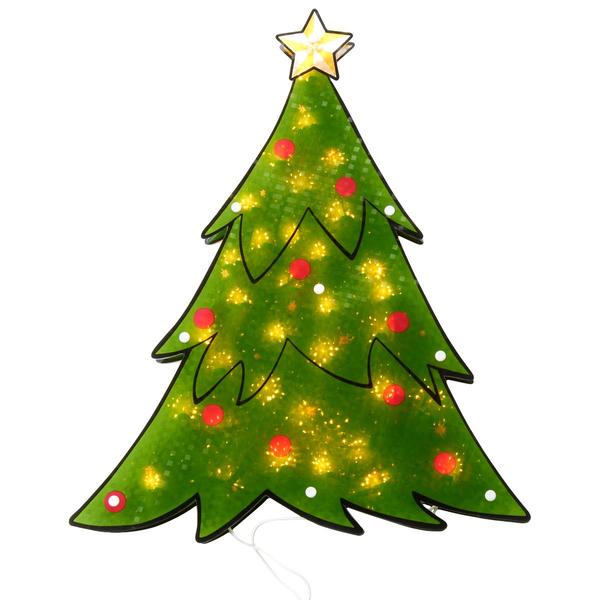 Sienna Double-Sided Glazed Illumination Lights Christmas Tree - image 
