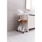 J&V Textiles Chrome Clear Acrylic 3 Tier Cart - image 5