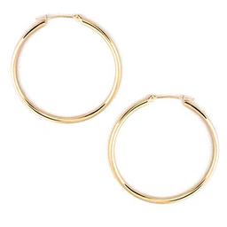 Candela 14kt. Yellow Gold Classic Hoop Earrings