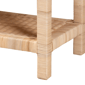bali & pari Weyman Scalloped Rattan End Table with Tray Top - image 6