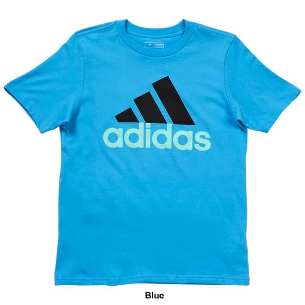 Boys (8-20) adidas® Short Sleeve Two Color Logo Tee