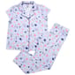 Womens Centric Brands Short Sleeve Peanuts Heart Hugs Pajama Set - image 1