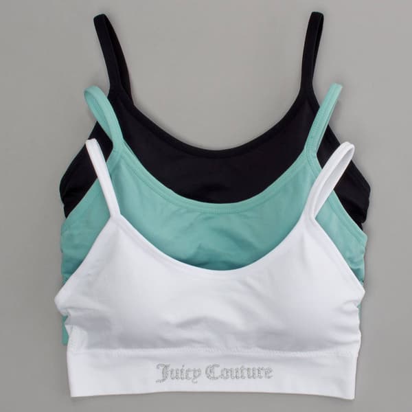 Juniors Juicy Couture 3pk. Seamless Bralettes JC6937-3PKF - image 