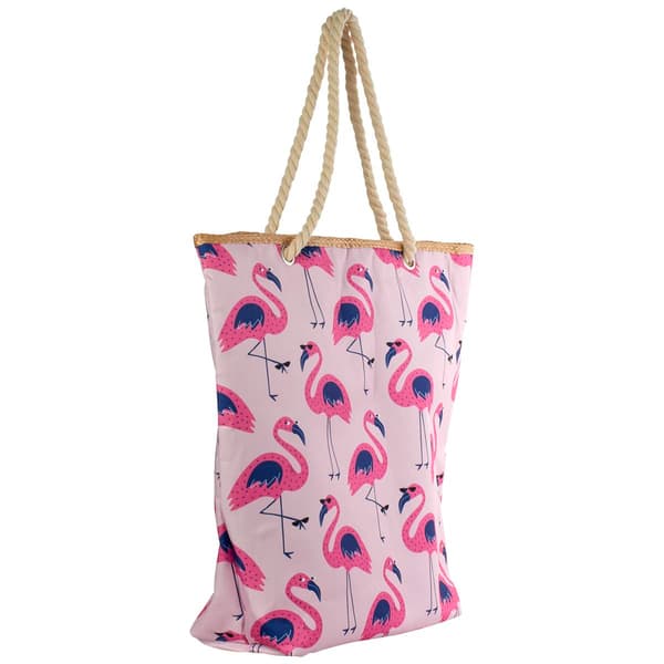 Renshun Flamingo Beach Tote