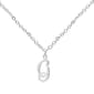 Marsala 18in. Sterling Silver Letter G Initial Pendant Necklace - image 1