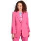 Petite Ruby Rd. Bright Blooms Long Sleeve Solid Tropical Blazer - image 1