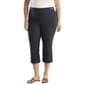 Plus Size Rafaella(R) Horse Bit Pull On Career Denim Capris - image 1