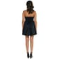 Juniors Emerald Sundae Satin Strapless Ruffle Bubble Hem Dress - image 3