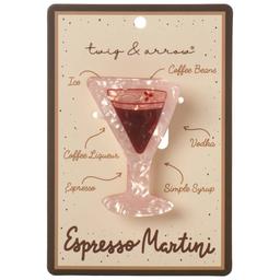 Womens Twig & Arrow Espresso Martini Claw Clip