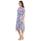 Womens Harper 241 Short Sleeve Print Side Knot Dress - image 4