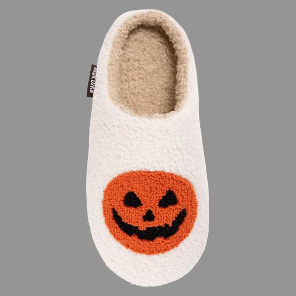 Womens MUK LUKS® Halloween Punch Needle Jack-O-Lantern Slippers