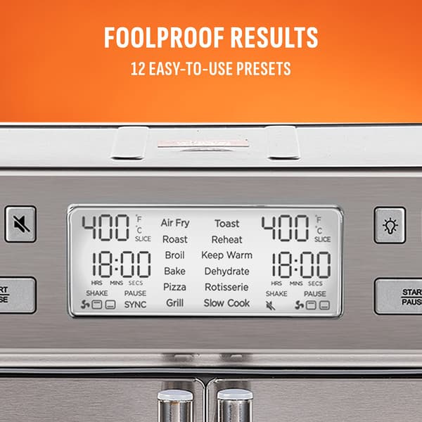 PowerXL&#8482; SmartSynx&#8482; French Door Toaster Oven & Air Fryer