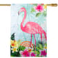 Northlight Seasonal Tropical Flamingo Spring House Flag - image 1