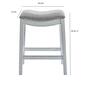 New Ridge Home Goods Zoey 30in. Bar-Height Saddle-Seat Barstool - image 6