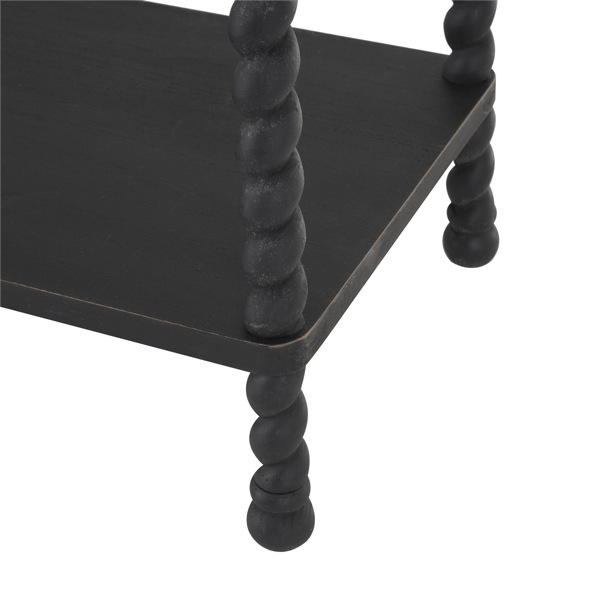 9th & Pike® Traditional Black Wood Console Table