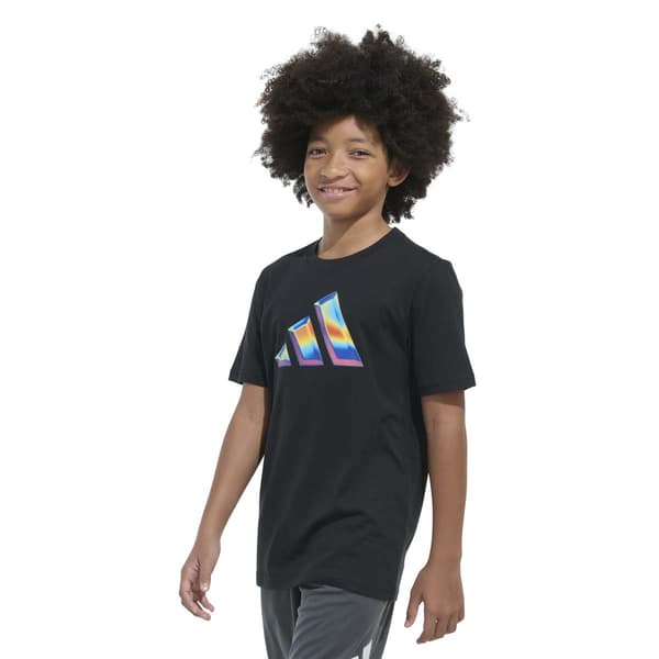 Boys (8-20) adidas® Short Sleeve Heat Map Logo Tee