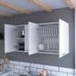 FM FURNITURE Sitka Wall Cabinet w/ Dish Rack - image 2