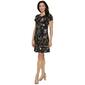 Womens MSK Short Sleeve Grommet Shift Trim Dress - image 4