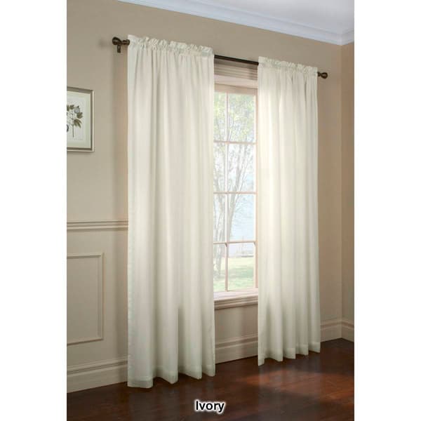 Thermavoile™ Rod Pocket Curtain Panel