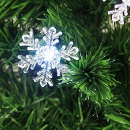 Northlight 3ft. Fiber Optic Christmas Tree with Snowflakes