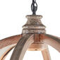 9th & Pike&#174;  Gold Wood Rustic Caged Chandelier - image 4