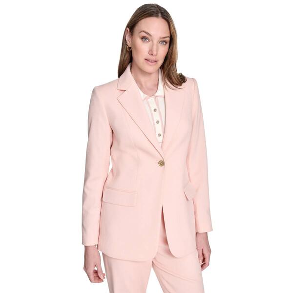Womens Tommy Hilfiger One Button Notch Collar Blazer - image 