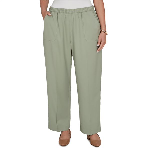 Plus Size Alfred Dunner Indigo Girls Twill Pants - Short Length