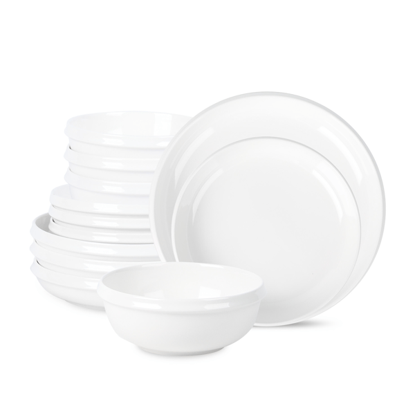 Stone Lain Verso 12pc. Dinnerware Porcelain Set