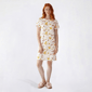 Womens Laura Ashley(R) Ghost Lettuce Edge Nightgown - image 1