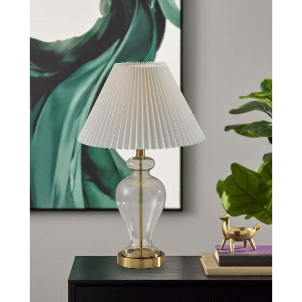 Simplee Adesso Sonata Glass Table Lamp