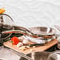 BergHOFF Belly Shape Stainless Steel 10.5in. Skillet w/ Glass Lid - image 4