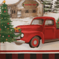 Threadmade Vintage Christmas Tree Farm Holiday Table Runner - image 4